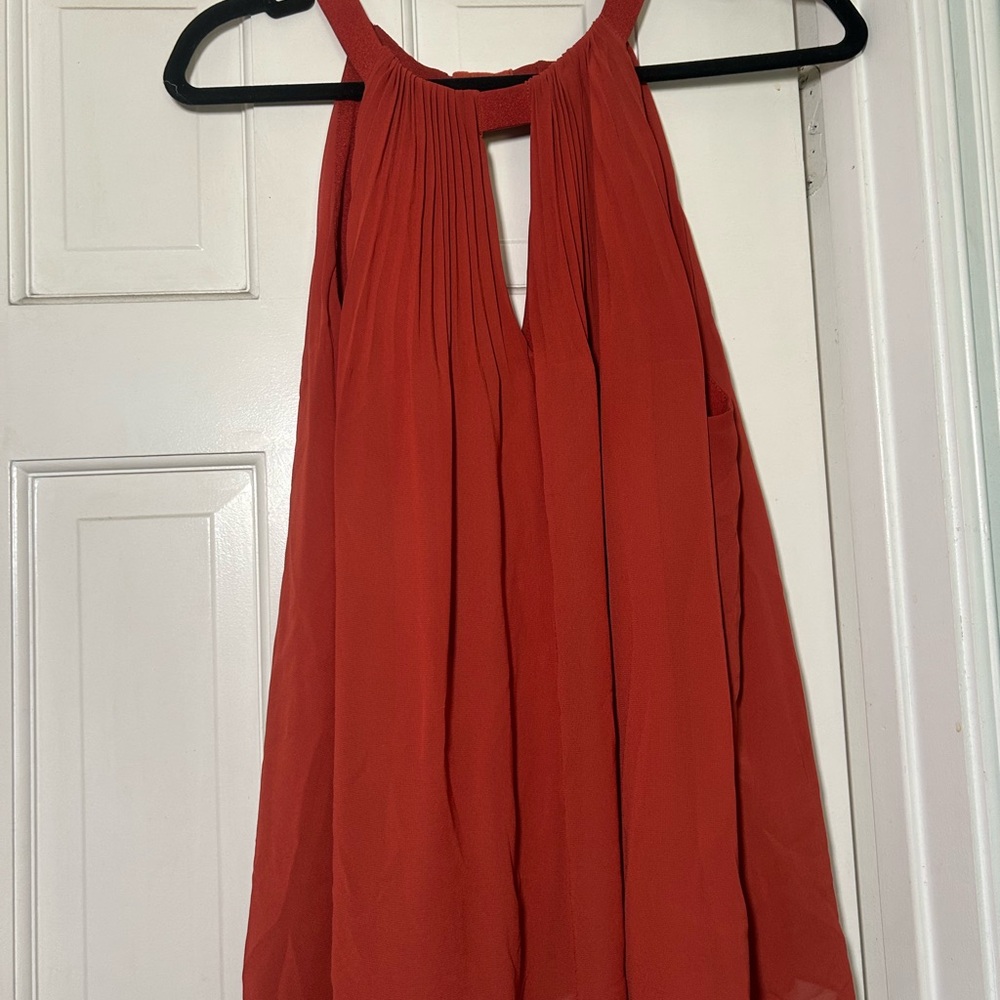 Bebe Vibrant Red Top